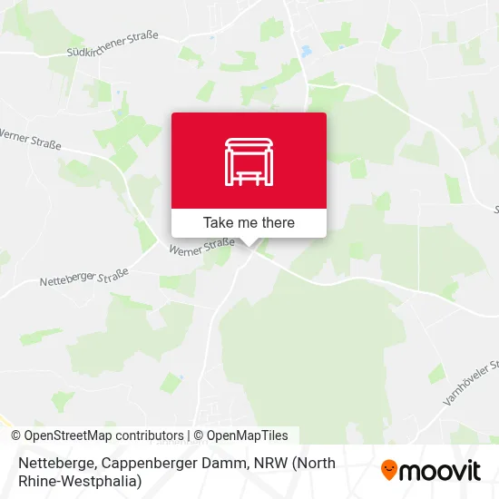 Netteberge, Cappenberger Damm map