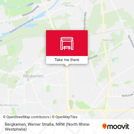 Bergkamen, Werner Straße map