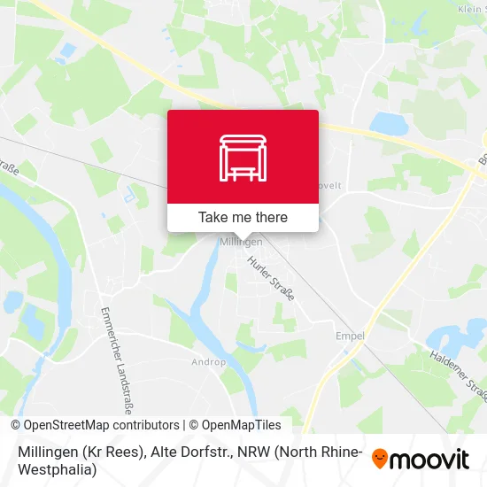 Карта Millingen (Kr Rees), Alte Dorfstr.