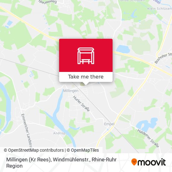 Millingen (Kr Rees), Windmühlenstr. map