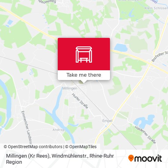 Millingen (Kr Rees), Windmühlenstr. map