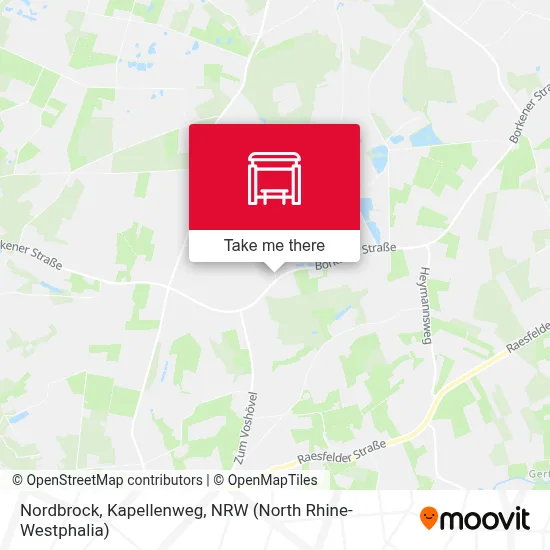 Nordbrock, Kapellenweg map