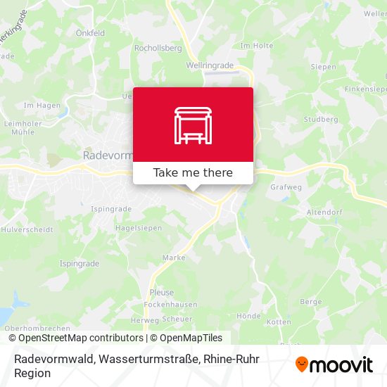 Radevormwald, Wasserturmstraße map
