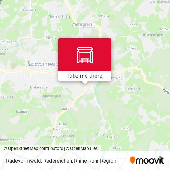 Radevormwald, Rädereichen map