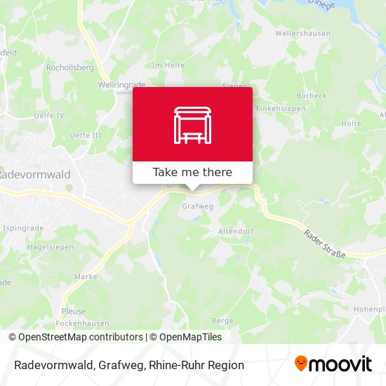 Карта Radevormwald, Grafweg