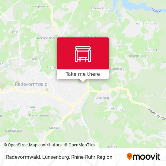 Radevormwald, Lünsenburg map