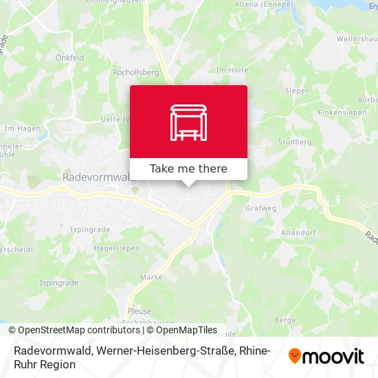 Карта Radevormwald, Werner-Heisenberg-Straße