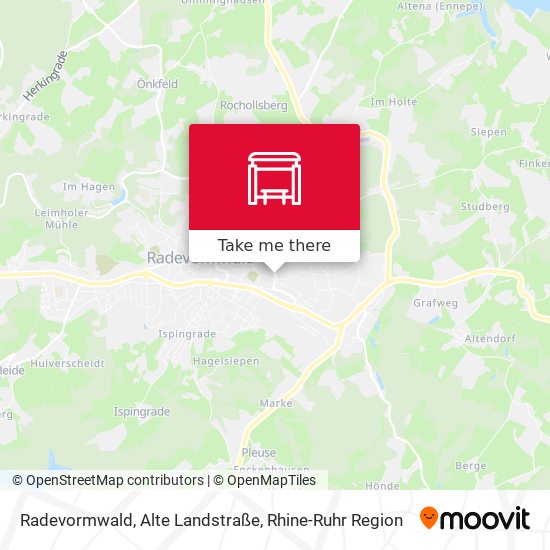Карта Radevormwald, Alte Landstraße
