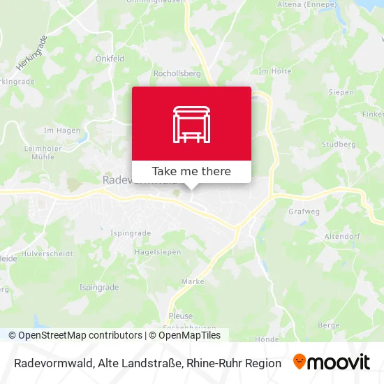 Карта Radevormwald, Alte Landstraße