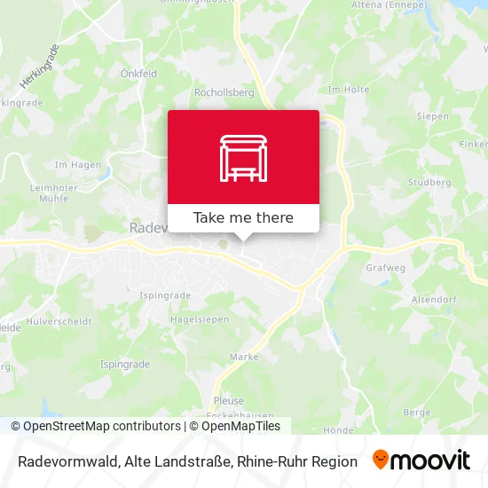Карта Radevormwald, Alte Landstraße