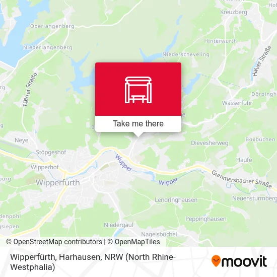 Wipperfürth, Harhausen map