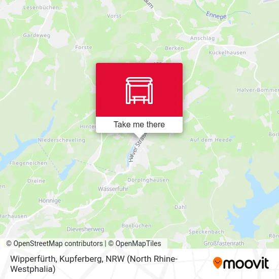 Wipperfürth, Kupferberg map