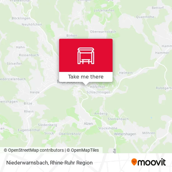 Карта Niederwarnsbach