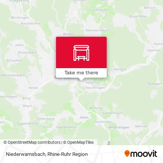 Карта Niederwarnsbach