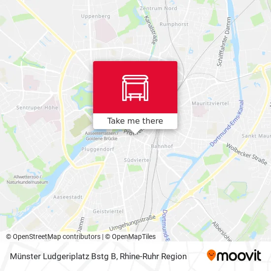 Карта Münster Ludgeriplatz Bstg B