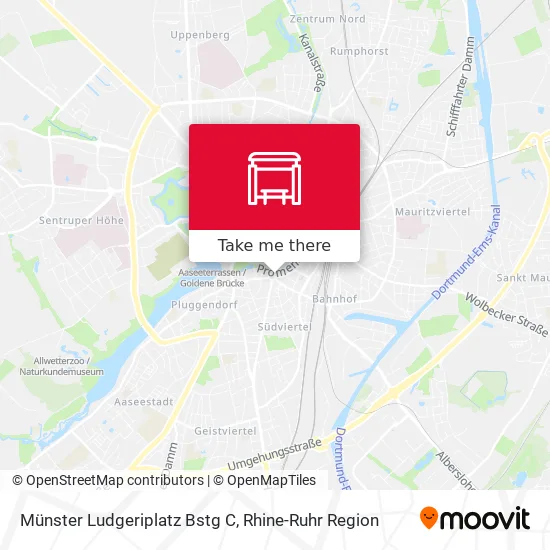 Карта Münster Ludgeriplatz Bstg C