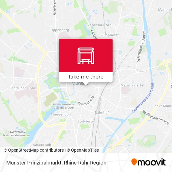 Карта Münster Prinzipalmarkt