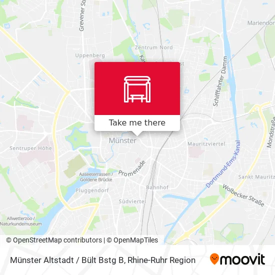 Карта Münster Altstadt / Bült Bstg B