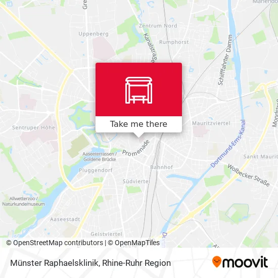 Карта Münster Raphaelsklinik