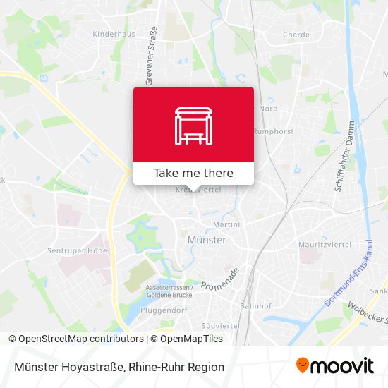 Münster Hoyastraße map