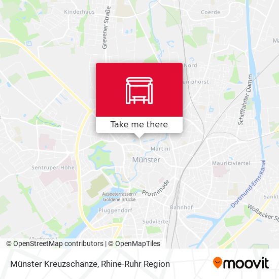 Münster Kreuzschanze map