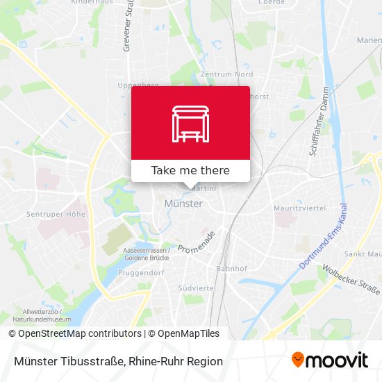 Münster Tibusstraße map