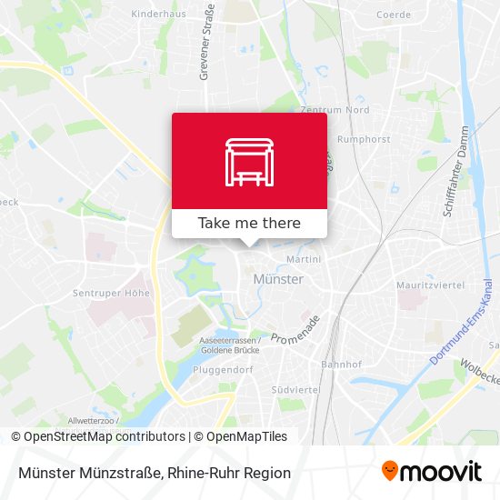 Münster Münzstraße map