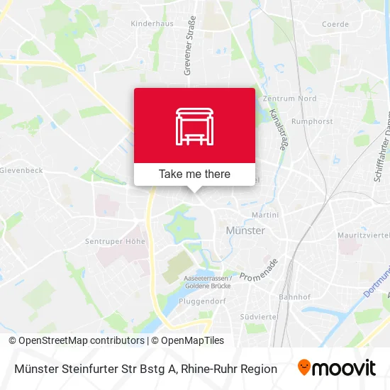 Карта Münster Steinfurter Str Bstg A
