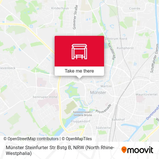 Карта Münster Steinfurter Str Bstg B