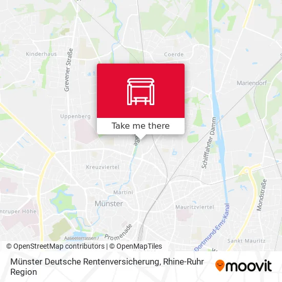 Карта Münster Deutsche Rentenversicherung
