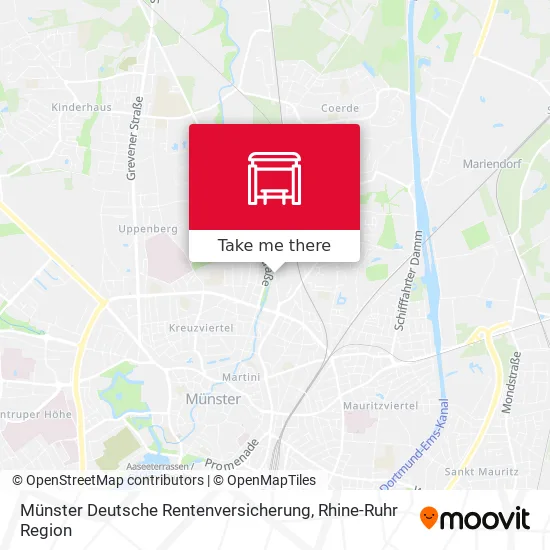 Карта Münster Deutsche Rentenversicherung