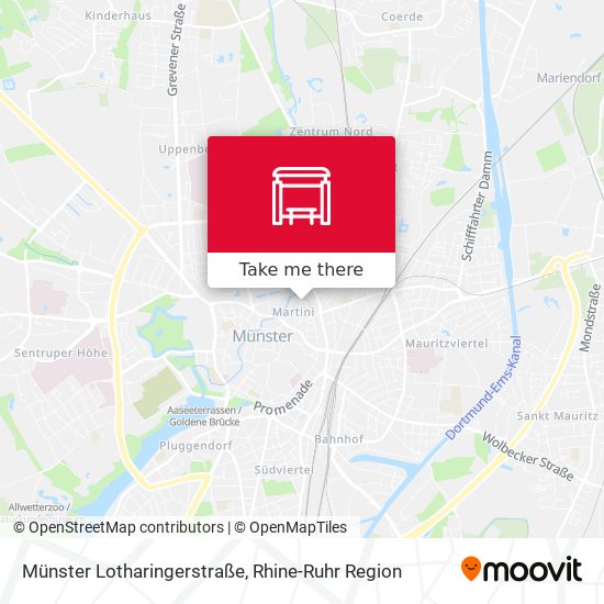 Карта Münster Lotharingerstraße