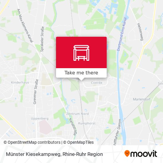 Münster Kiesekampweg map