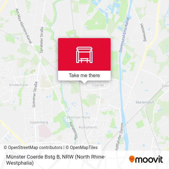 Карта Münster Coerde Bstg B