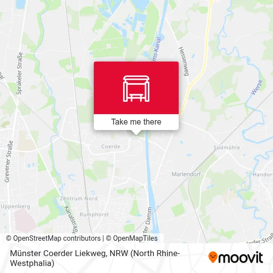 Münster Coerder Liekweg map