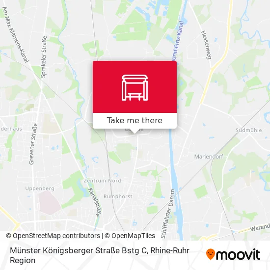 Карта Münster Königsberger Straße Bstg C