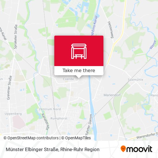 Карта Münster Elbinger Straße