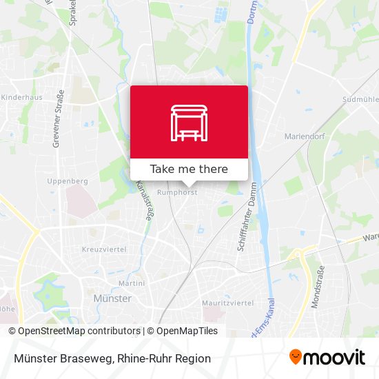 Münster Braseweg map
