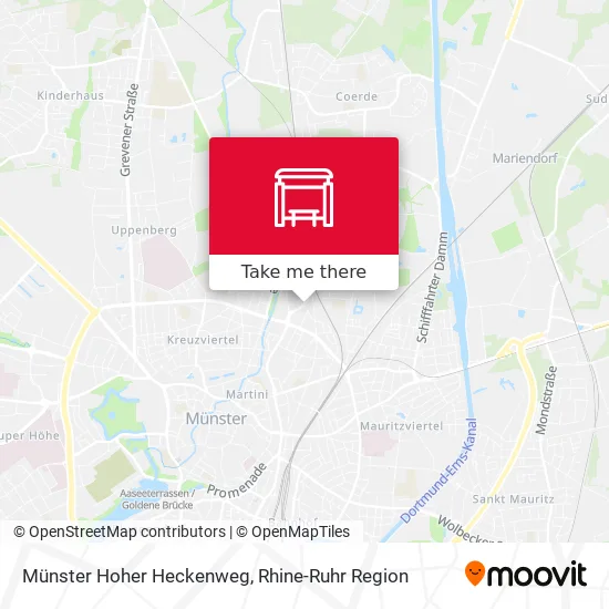 Карта Münster Hoher Heckenweg