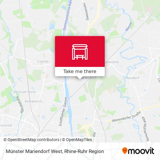 Münster Mariendorf West map