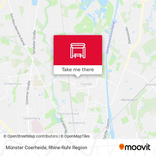 Münster Coerheide map