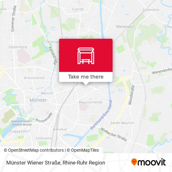 Карта Münster Wiener Straße
