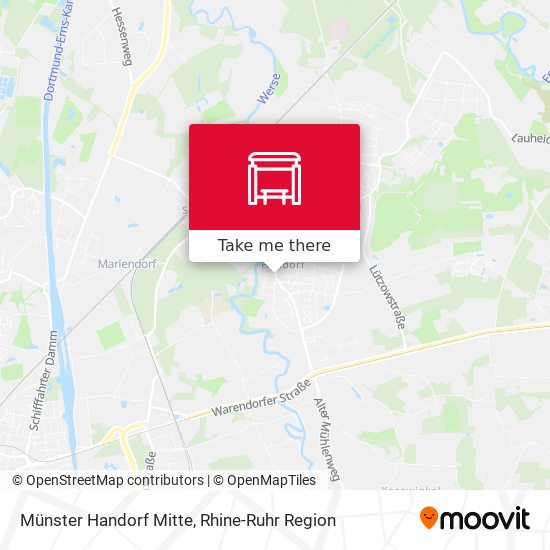 Münster Handorf Mitte map
