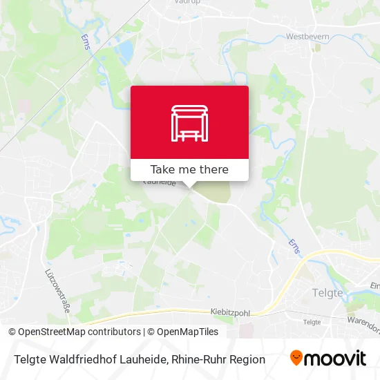 Карта Telgte Waldfriedhof Lauheide