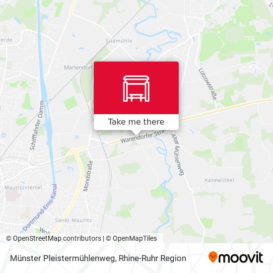 Münster Pleistermühlenweg map