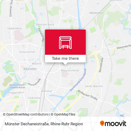 Münster Dechaneistraße map