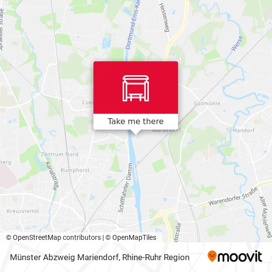 Карта Münster Abzweig Mariendorf
