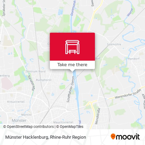 Münster Hacklenburg map