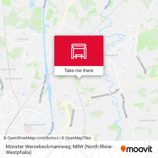 Münster Wersebeckmannweg map