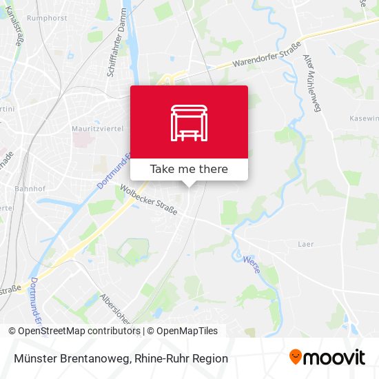 Münster Brentanoweg map